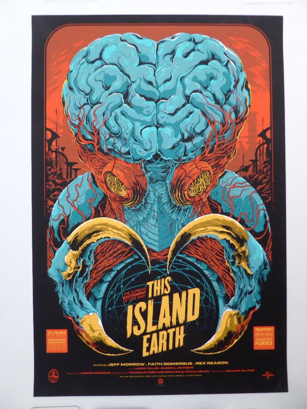 NEW LE #26/325 THIS ISLAND EARTH SIGNED MONDO ART PRINT 24” x 36” POSTER